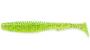 Силикон Fishup U-Shad 3.0" 026-Flo Chartreuse-Green 9шт фотография