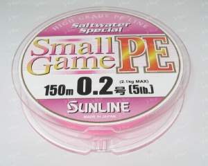 Sunline Small Game PE #0.2/0.08 5lb 150m фотография