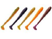Силікон CrazyFish Vibro Worm 4.0" M121 5шт Фотографія