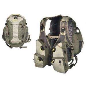 Жилет Golden Catch спиннингиста с рюкзаком бежевый фотография