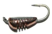 Мормышка Riga банан с насечками 3.0мм медь 124030 фотография