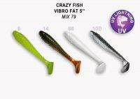 Силикон Crazy Fish Vibro Fat 4.7" M79 4шт фотография