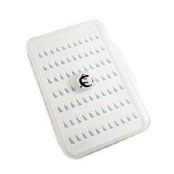 Коробка для мормышек Черная Саламандра 11*7.5*1.3см фотография