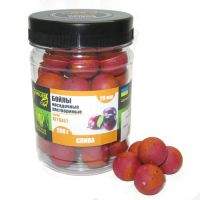 Бойли Grandcarp розчинні 200г 20мм Зливу Фотографія