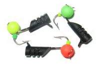 Мормышка Улов Столбик 3мм с рисками черный подвеска шар 078 фотография