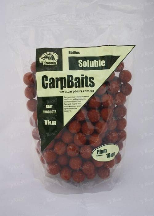 CarpBaits Бойл пылящ 18мм 1кг Зливу Фотографія