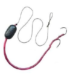 Оснастка для лову сома ПМ Catfish 2 гачки Фотографія