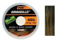 Шок лидер FOX Armadillo Shock & Snag Leader Camo 20m 40lb CAC745 фотография
