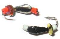 Мормишка Grifon Німфа 3.0 мм срібна коронка Фотографія