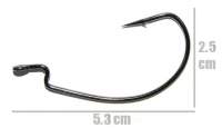 Крючки офсетные Crazy Fish Big Game Offset Hook №4/0  фотография