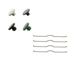 Набор клипс для шпули Flagman Line Clip 4шт (2рез 2металл) фотография