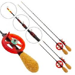 Удочка зимняя Akara HFTC-3C-R Tele 3pcs. Hi carbon medium 32-55cm фотография