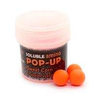 Бойлы Grandcarp Amino Pop-Up растворимые 10мм Сладкая кукуруза 15шт фотография