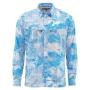 Рубашка Simms Intruder BiComp LS Shirt Cloud Camo Blue 804XC-03-S фотография