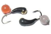 Мормышка Grifon Уралочка с камнем 3.0мм золотая коронка фотография