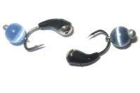 Мормышка Grifon Уралочка с камнем 3.0мм серебряная коронка фотография