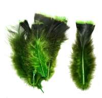 Перо индюка покровное Strike Blanket Turkey Feathers Dark Green  фотография