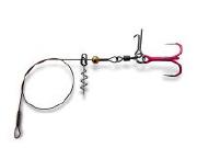 Оснащення для силікону Gurza Stinger Pike Rig ST36 BC №2 рожевий Фотографія