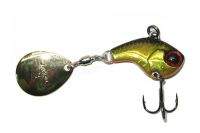 Тейл спиннер Jackall Deracoup 10.5г Hl Gold Black фотография