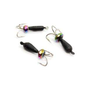 Мормышка Grifon Чертик с петлей короткий с кристаллом фотография