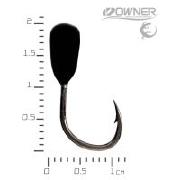 Мормышка летняя ЧС Капля карповая №5 L 1.0г черная фотография