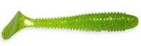 Виброхвост Crazy Fish Vibro Fat 2.7" 20 Kiwi Фотографія