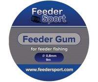 Фидерная резина Feeder Sport Feeder Gum черный 0.8мм фотография