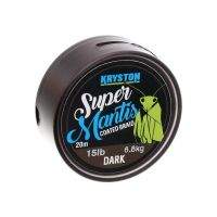 Поводковый материал в оплетке Kryston Super Mantis 20m 25lb Dark Silt фотография