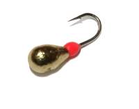 Мормышка Riga капля с отверствием 2.5мм золото 122025-03 фотография