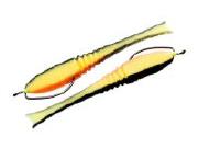 Поролоновая рыбка Профмонтаж Dancing Fish Reverse tail Offset фотография