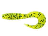 Силикон Fishup Mighty Grub 3.5" 026-Flo Chartreuse-Green 7шт фотография