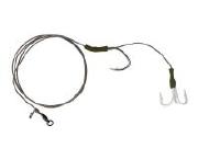 Оснащення для сома Golden Catch Single and Treble Catfish Rig 6/0 Фотографія