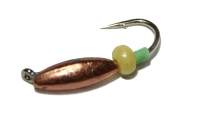 Мормышка Riga оливка 3*7мм медь 136037-05 фотография