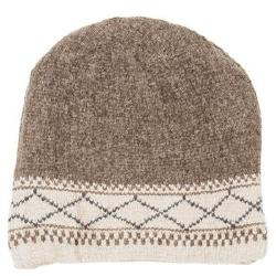 Шапка вязаная РЛ Plush Beani'qe коричневая фотография