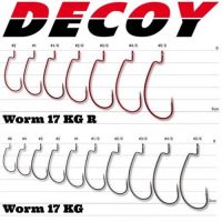 Крючки офсетные Decoy Worm 17  фотография №1