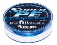 Sunline Super PE 06lb/3кг #0.6/0.128 мм блакитний
