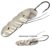 Блешня КП(Колебалка Пітер) Шведський Атом-незачіпляйка 16г Нікель Фотографія №1