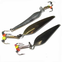 Блесна зимняя Изюмская Малек с тройником фотография №1