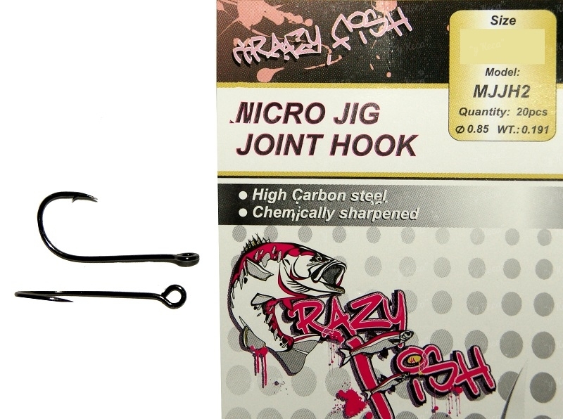 Крючки Crazy Fish Micro Jig Joint Hook ≡ Купить по лучшей