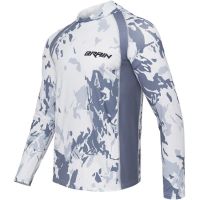 Джерсі Brain Hooded Jersey Splash Sun protect gray Фотографія №1