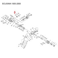 Шестерня механизма Ryobi Ecusima 1000/2000 (10474) фотография №1