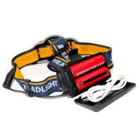 Фонарь налобный WD119 на аккумуляторах фотография №2