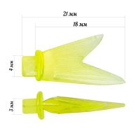 Силіконовий хвіст для воблера Fishing ROI малий 25-001 Фотографія №1