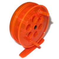 Катушка инерционная 75-ПК оранжевая фотография №1
