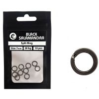 Кольца заводные ЧС Split Ring Black фотография №1