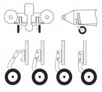 Колеса транцевые одинарные фотография №1
