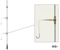 Годівниця в зборі Профмонтаж Карась-вертоліт 2 гачки 40г PM20614 Фотографія №1