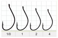 Гачки Gurza Drop Shot Hook K-1701 Фотографія №1