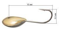 Летняя мормышка Yagan на Карася №14 Золото фотография №1