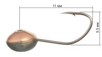 Летняя мормышка Yagan на Карася №15 Медь фотография №1
